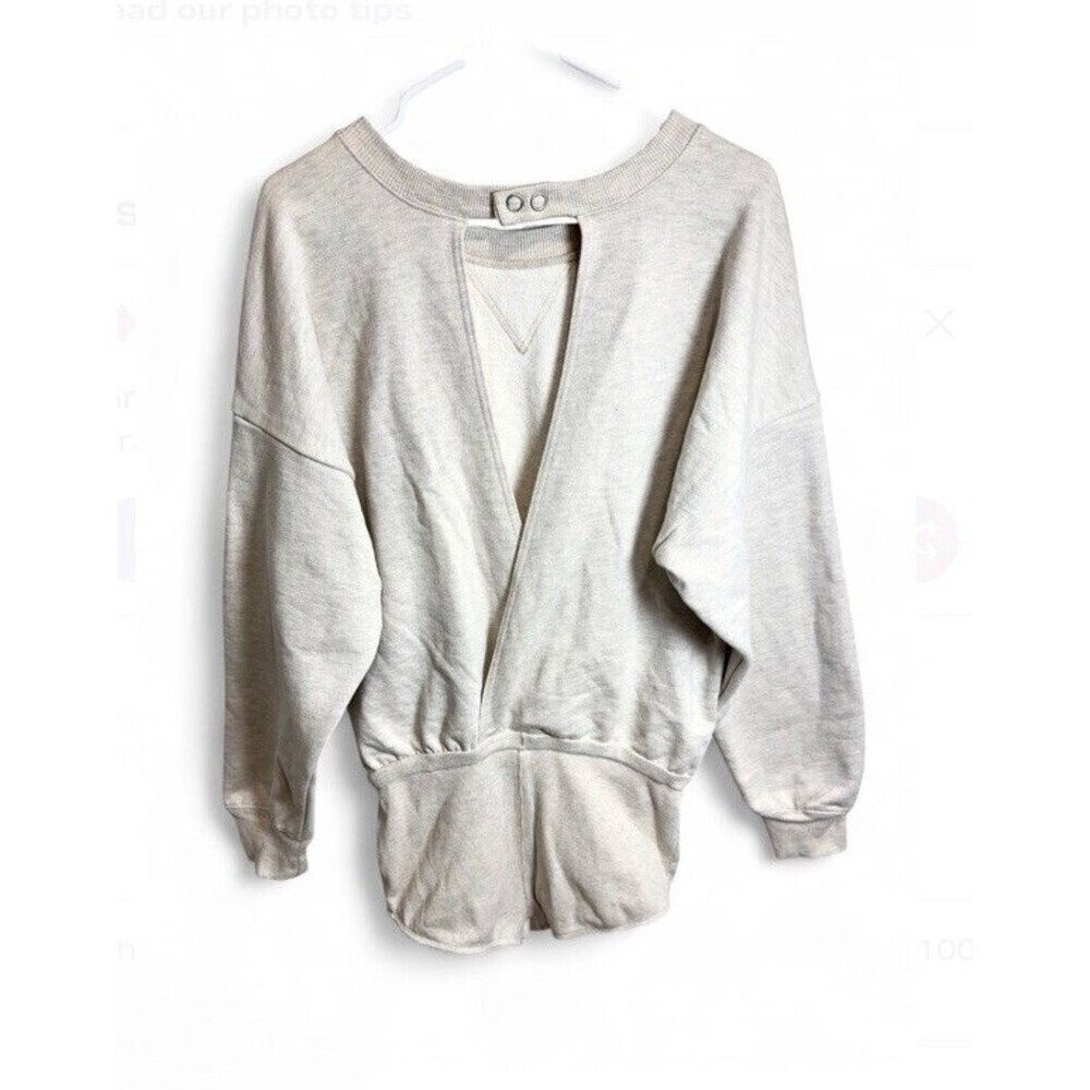 FP Movement “For The Win” Playsuit Oatmeal Heather – Size Small NWT Cotton Blend - Picture 5 of 12